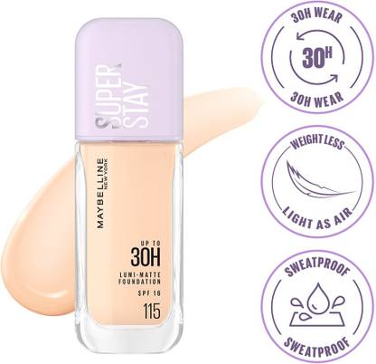 MAYBELLINE NEW YORK Super Stay Lumi Matte Foundation 30H Longwear Light As Air Foundation