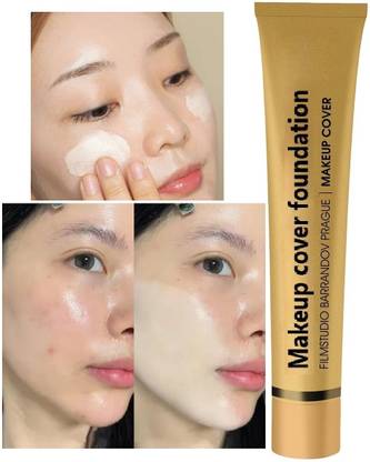 Yuency Waterproof Full Coverage Matte Finish Liquid Foundation Cream Foundation
