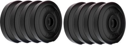 Adrenex by Flipkart 24 kg 24kg Combo PVC (3 Kg X 8 ) Home Gym Combo