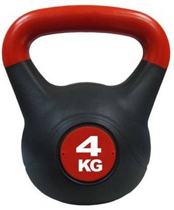 IRIS Vinyl Kettlebell Black, Red Kettlebell