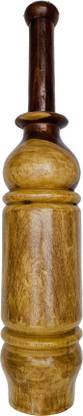 ZAXX 5kg Wooden Mugdar Clubs/Mugdar/Meel/Clubbell/Karla Katai/Hanuman ji gada Brown Indian Clubs