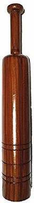 saipro Wooden Clubs/Mugdar/Meel/Clubbell/Karla Katai for Exercise Brown Indian Clubs