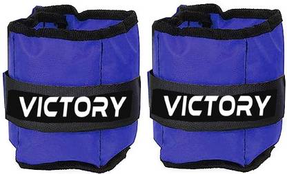 VICTORY Professional Wrist / Ankle Weight (500 gm X 2) Pair Blue Ankle & Wrist Weight