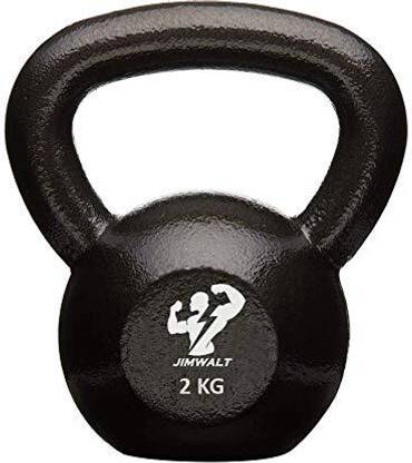 JIMWALT The Indian Made Premium Cast Iron Black Kettlebell