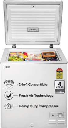 Haier 102 L Single Door Standard Deep Freezer