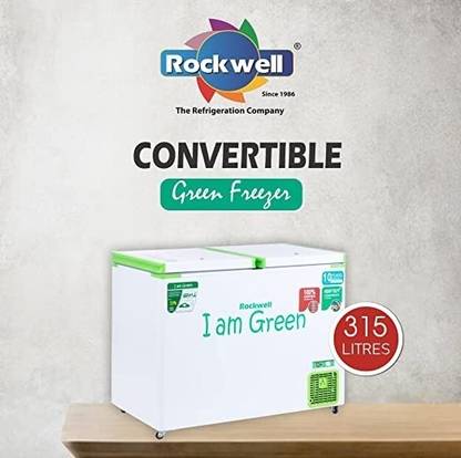 Rockwell 315 L Double Door Standard Deep Freezer