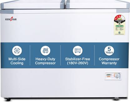 Kenstar 333 L Double Door Standard Deep Freezer