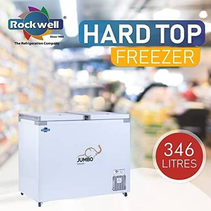 Rockwell 346 L Double Door Standard Deep Freezer