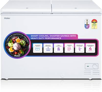 Haier 310 L Double Door Standard Deep Freezer
