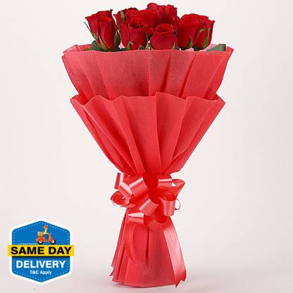 Red Fresh Red Roses Bouquets