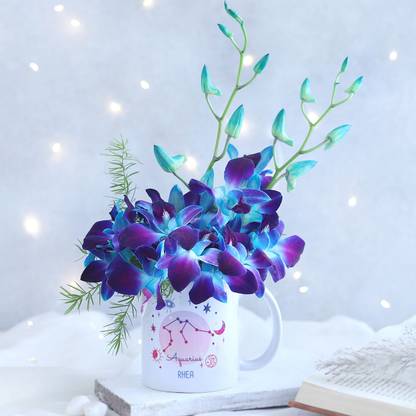 FNP Fresh Blue Orchids Bouquets