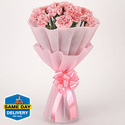 FNP Fresh Pink Carnations Bouquets