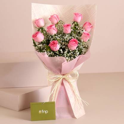 Pink Fresh Pink Roses Bouquets