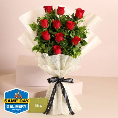 FNP Fresh Red Roses Bouquets