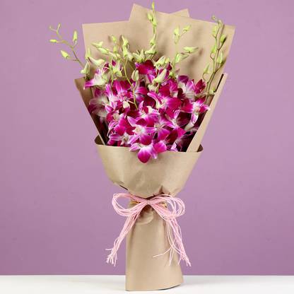 FNP Fresh Purple Orchids Bouquets
