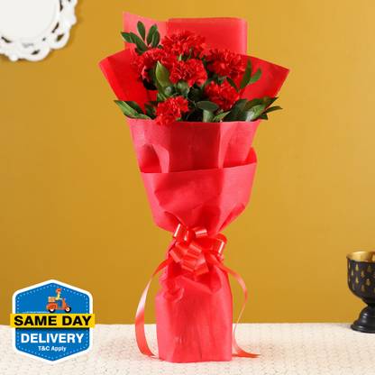 FNP Fresh Red Carnations Bouquets