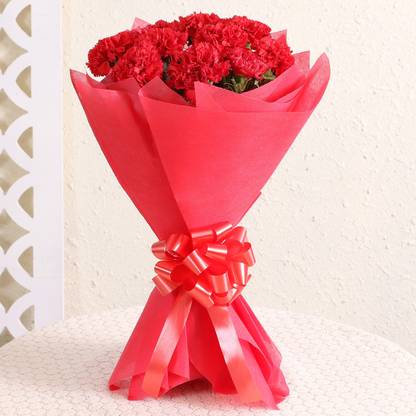 FNP Fresh Red Carnations Bouquets
