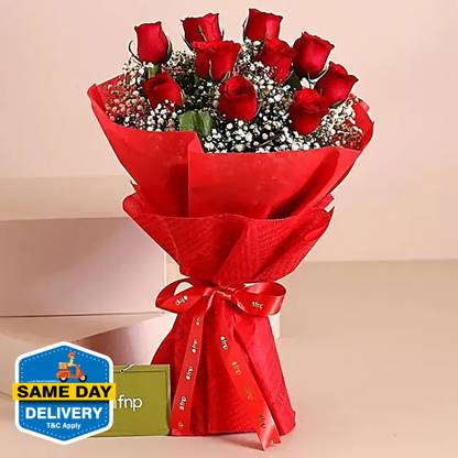 FNP Fresh Red Roses Bouquets