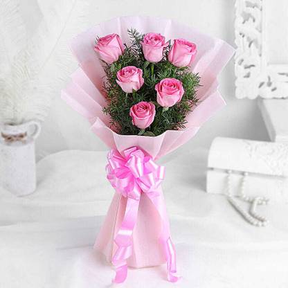 FNP Fresh Multicolor Roses Bouquets