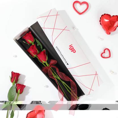 IGP Fresh Red Roses Bouquets
