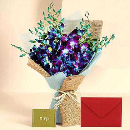 FNP Fresh Multicolor Orchids Bouquets