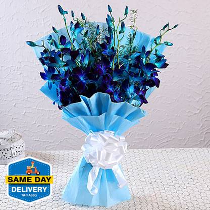 FNP Fresh Blue Orchids Bouquets