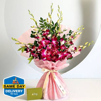 FNP Fresh Purple Orchids Bouquets