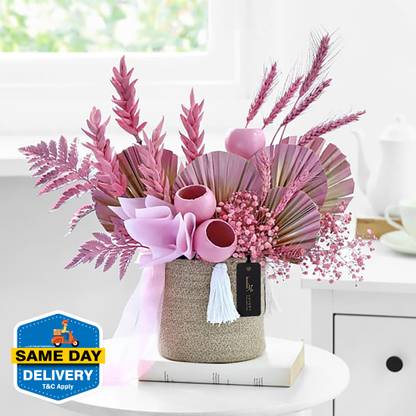 IGP Fresh Light Pink Dried Sticks Bouquets