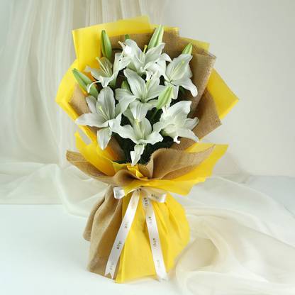 FNP Fresh White Lilies Bouquets