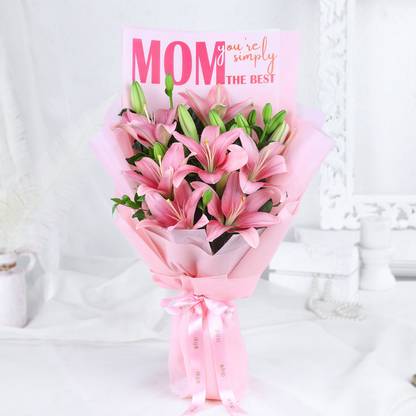 FNP Fresh Red Lilies Bouquets