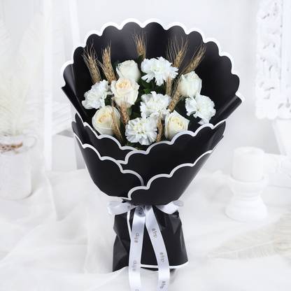 FNP Fresh White Roses Bouquets