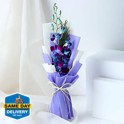 FNP Fresh Blue Orchids Bouquets