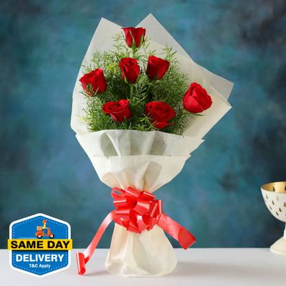 FNP Fresh Red Roses Bouquets