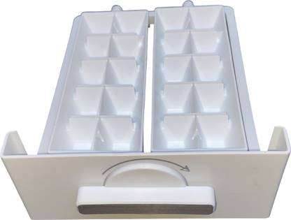 Payflip Ice Tray Compatible With "Whirlpool" Refrigerator Twist Release ice Cubes Tray Fridge Door Shelf