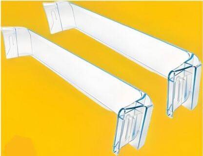 Nitendoflip Part No MAN370879 Pack of 2 Rack Compatiblefor LG Single Door Fridge Shelf Fridge Door Shelf