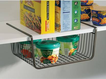 S-B-S Store Metal Under Table Basket Kitchen Storage Organizer Fridge Door Shelf