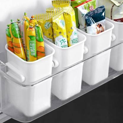 justone choice E Fridge Side Door Organizer Refrigerator Side Door Fridge Door Shelf