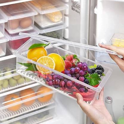 Ecommercewala Fridge storage organizer FSOS 2 L Compact Refrigerator