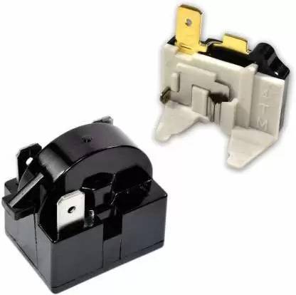M&M HARIS Compressor Relay+Overload ( 3 Pin ) Suitable for 165 LTR to 300 LTR Refrigerator Electronic Components Electronic Hobby Kit