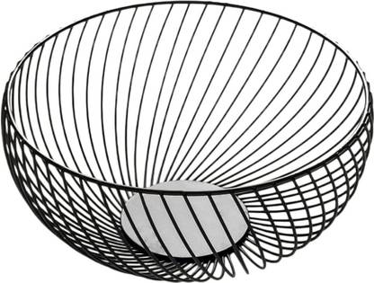 Divaz Fruit & Vegetable Organizer Basket for Kitchen & Dining Table (Pack of 2) Iron Fruit & Vegetable Basket