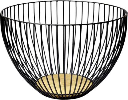 Tranquil Square Fruit Basket for Dining Table Iron Fruit & Vegetable Basket