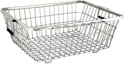 zybil Dish Drainer for Kitchen/Dish Drying Stand/Plate Rack/Bartan Stainless Steel Fruit & Vegetable Basket