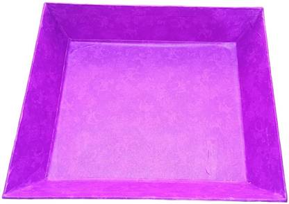 Aag MDF Hamper Tray Purple Colour Wooden Fruit & Vegetable Basket