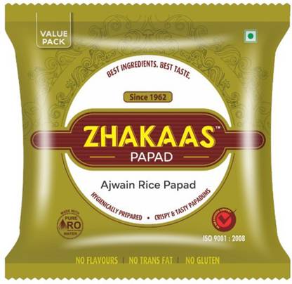 Zhakaas Rice Papad Ajwain Masala Papad