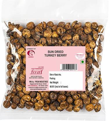 Seema Sun Dried Turkey Berry, 400 Grams (sundakkai Vathal) Fryums
