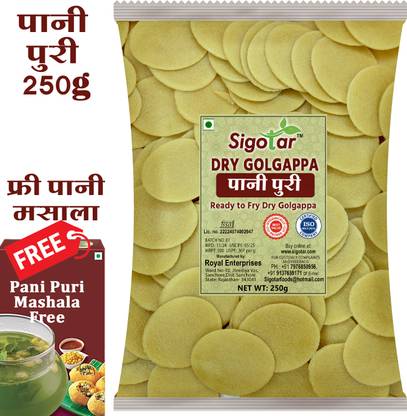 Sigotar Instant Ready to Fry Pani Puri Papad