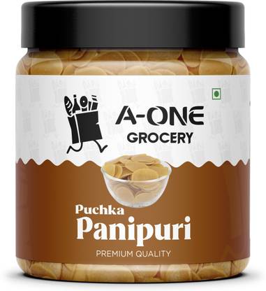 A-ONE GROCERY Ready to Fry Dry Instant Panipuri | Pani Patase | Golgappa | Gupchup Fryums