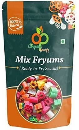 Organic Purify Mix Fryums Ready-to-Fry Papad Snacks