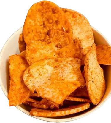 Vegan World Ready To Eat Spicy Potato Chips| Aloo Chips| Low Fat Masala Patta Wayfer Chips Chips
