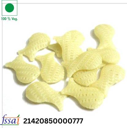 ANUVAN FEEL THE UTSAV Ready to Fry 3D Rocket Shape Papad | Snack Chips | Jali Shape Fryums | Fryums